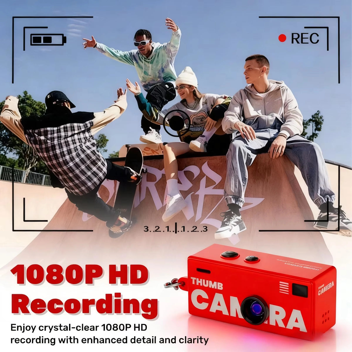 Mini Cámara Retro 1080P | Tus recuerdos en versión mini